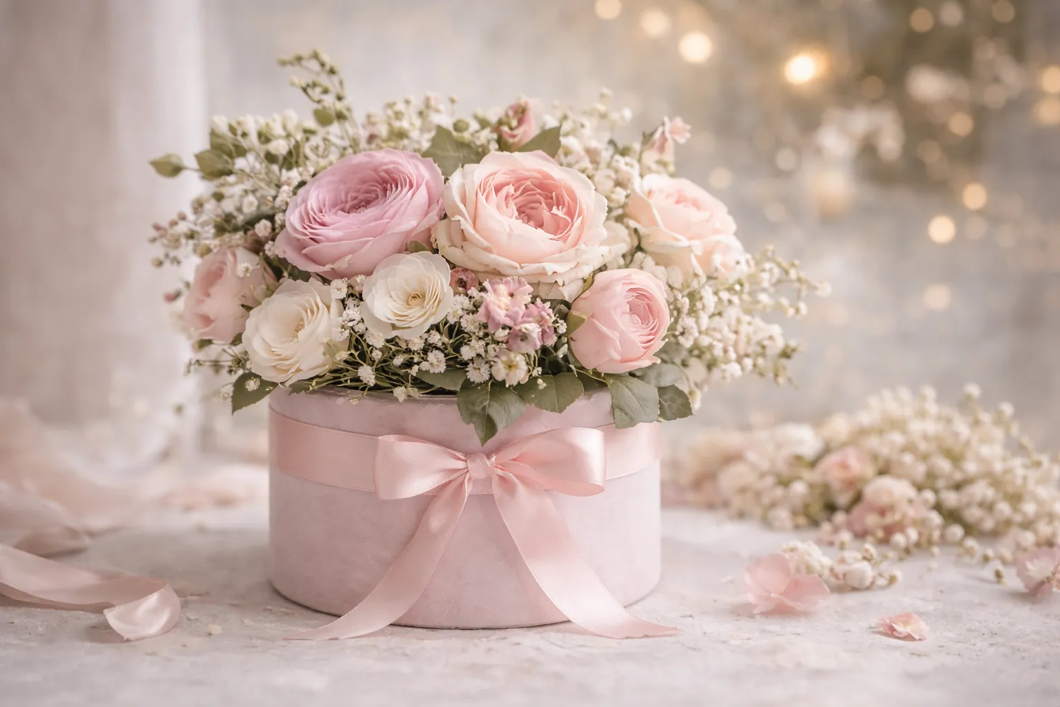 Virágbox dekoráció