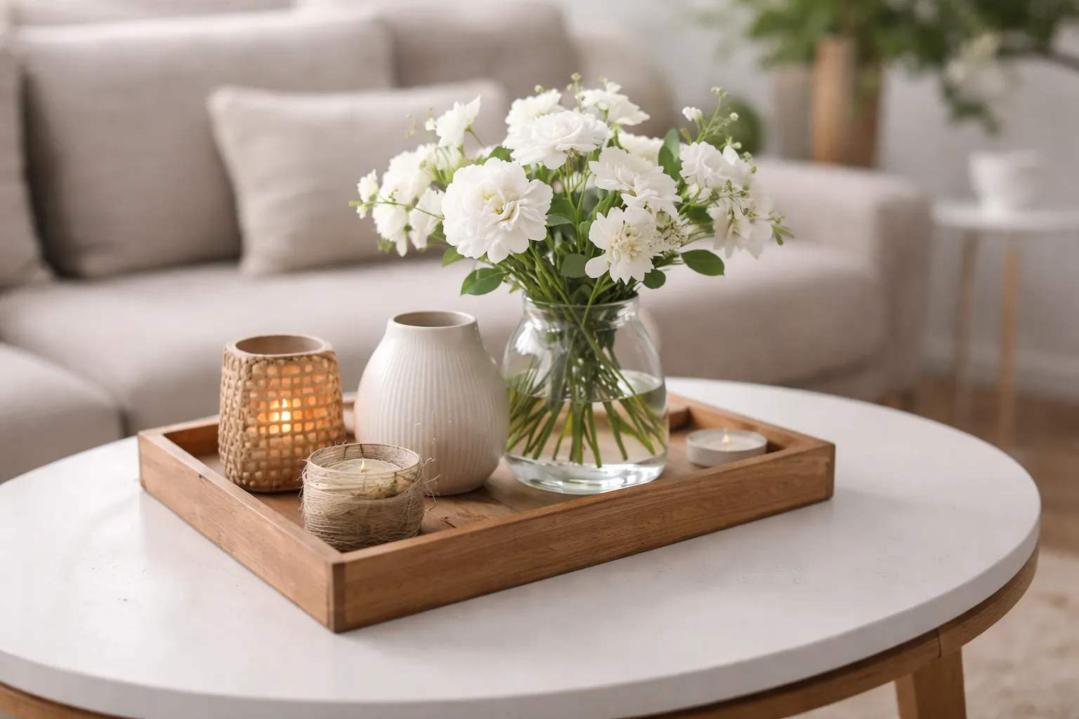 Lakásdekoráció virágokkal