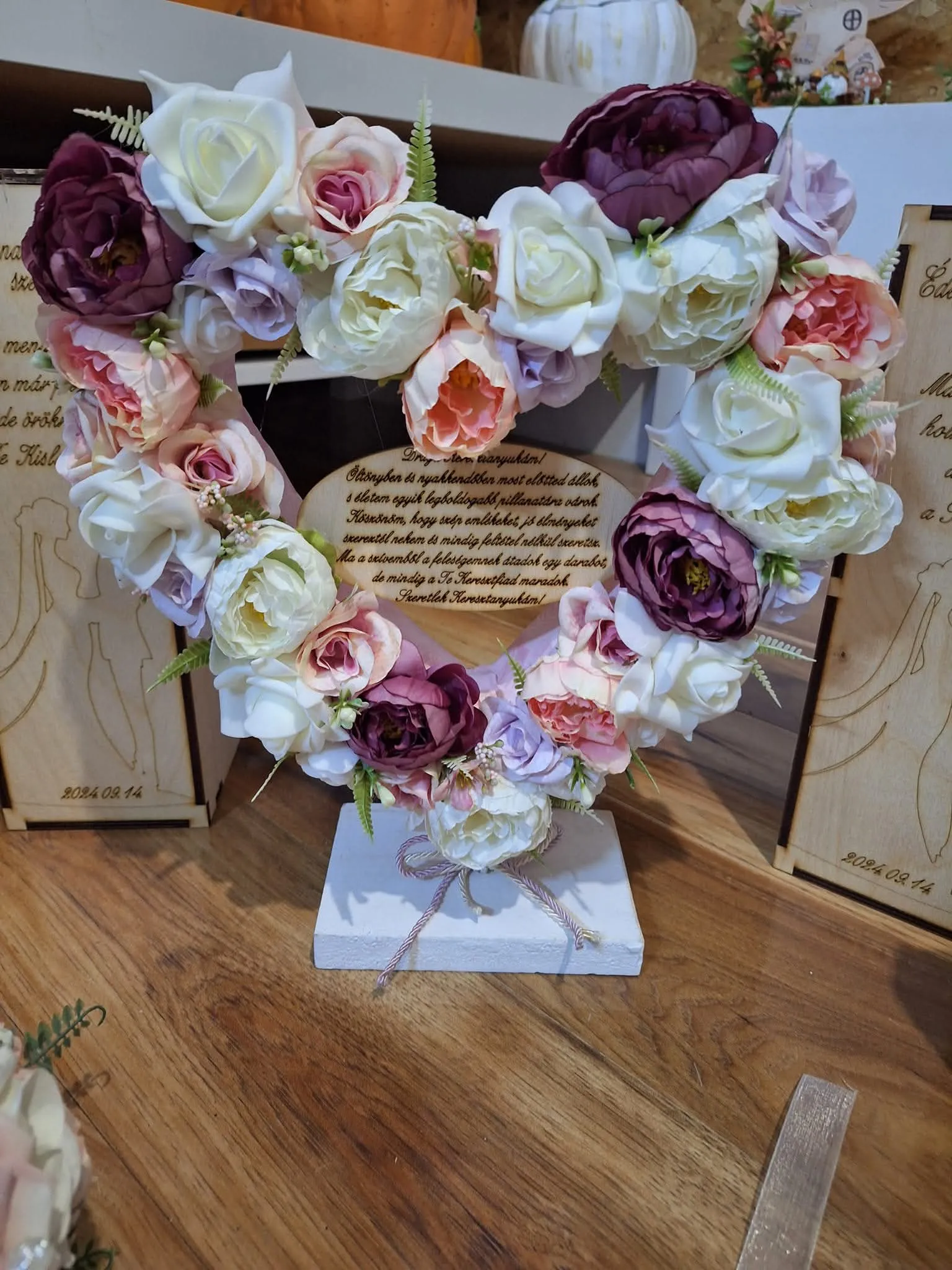 Esküvői virágdíszítés