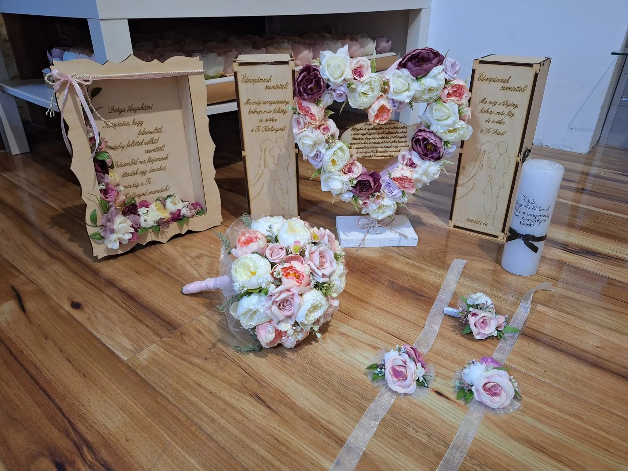 Esküvői virágdíszítés