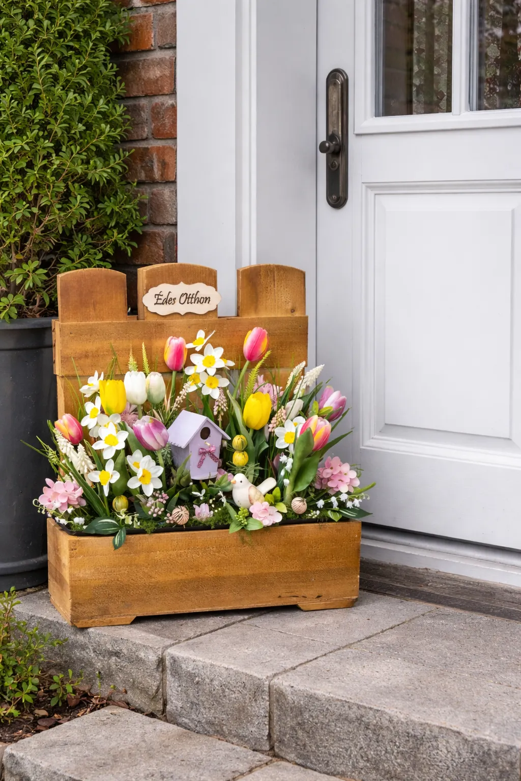 Lakásdekor virágkompozíció