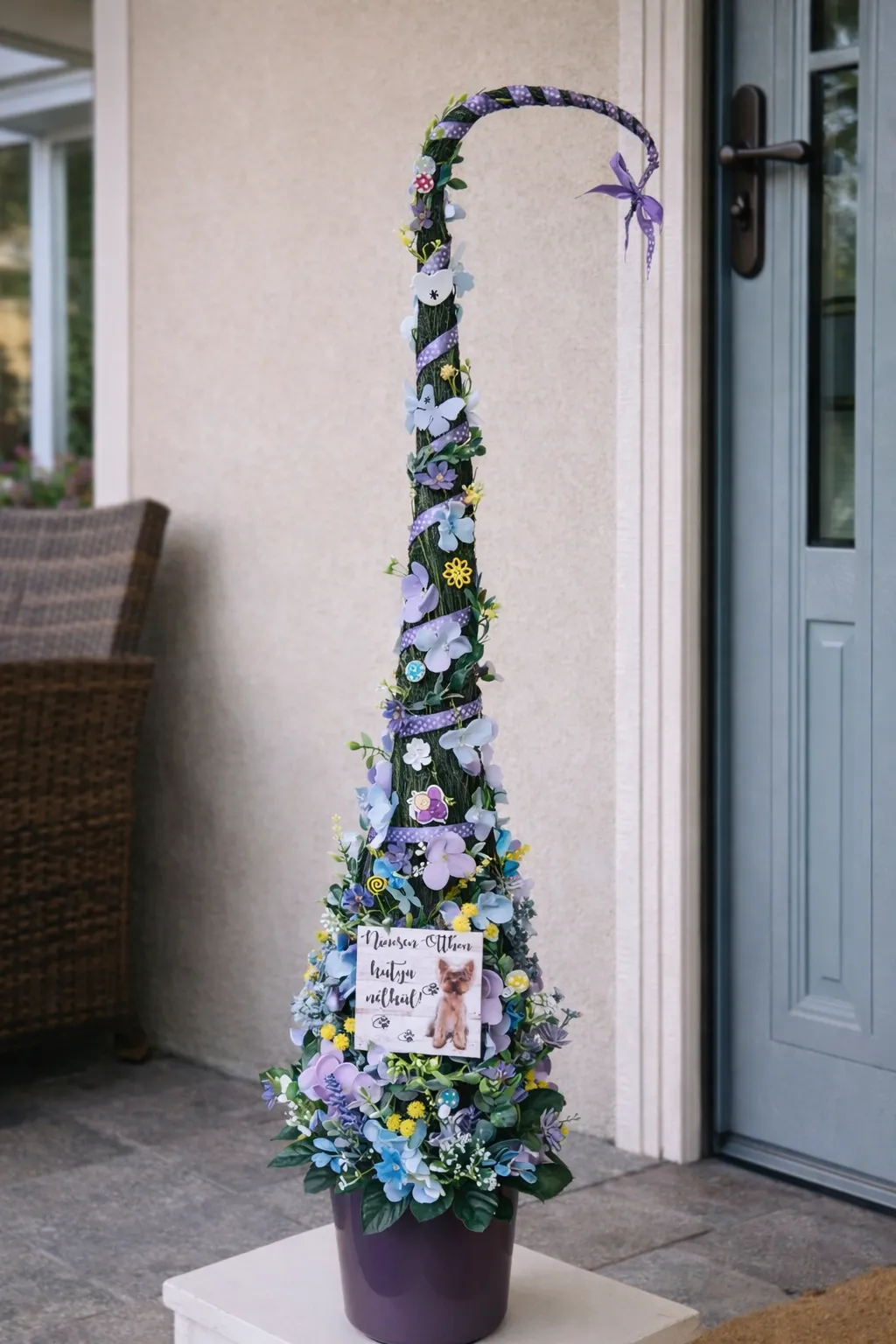 Lakásdekor virágkompozíció