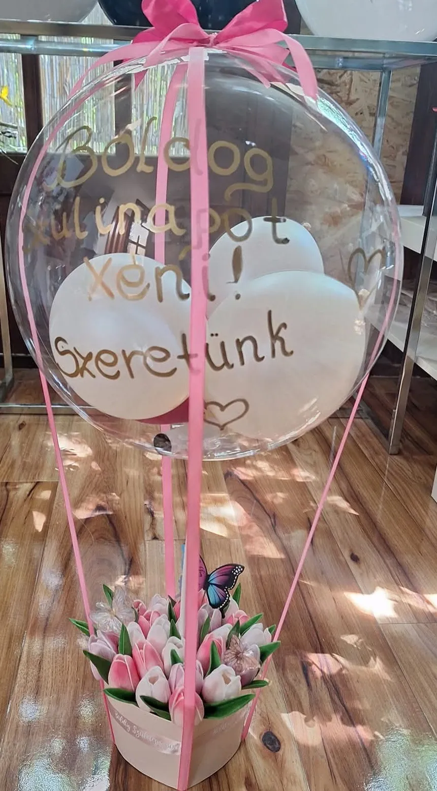 Lufi dekoráció kompozíció