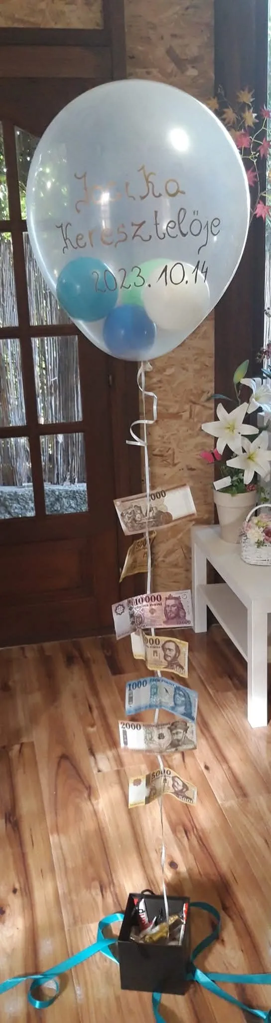 Lufi dekoráció kompozíció