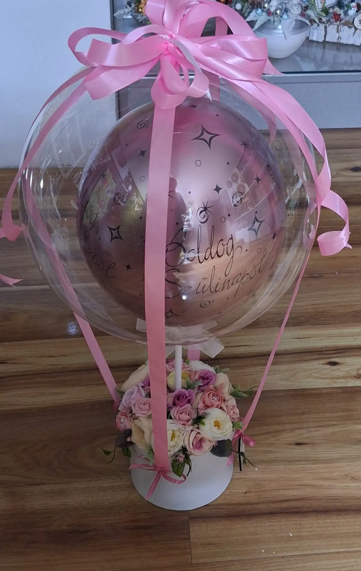 Lufi dekoráció kompozíció