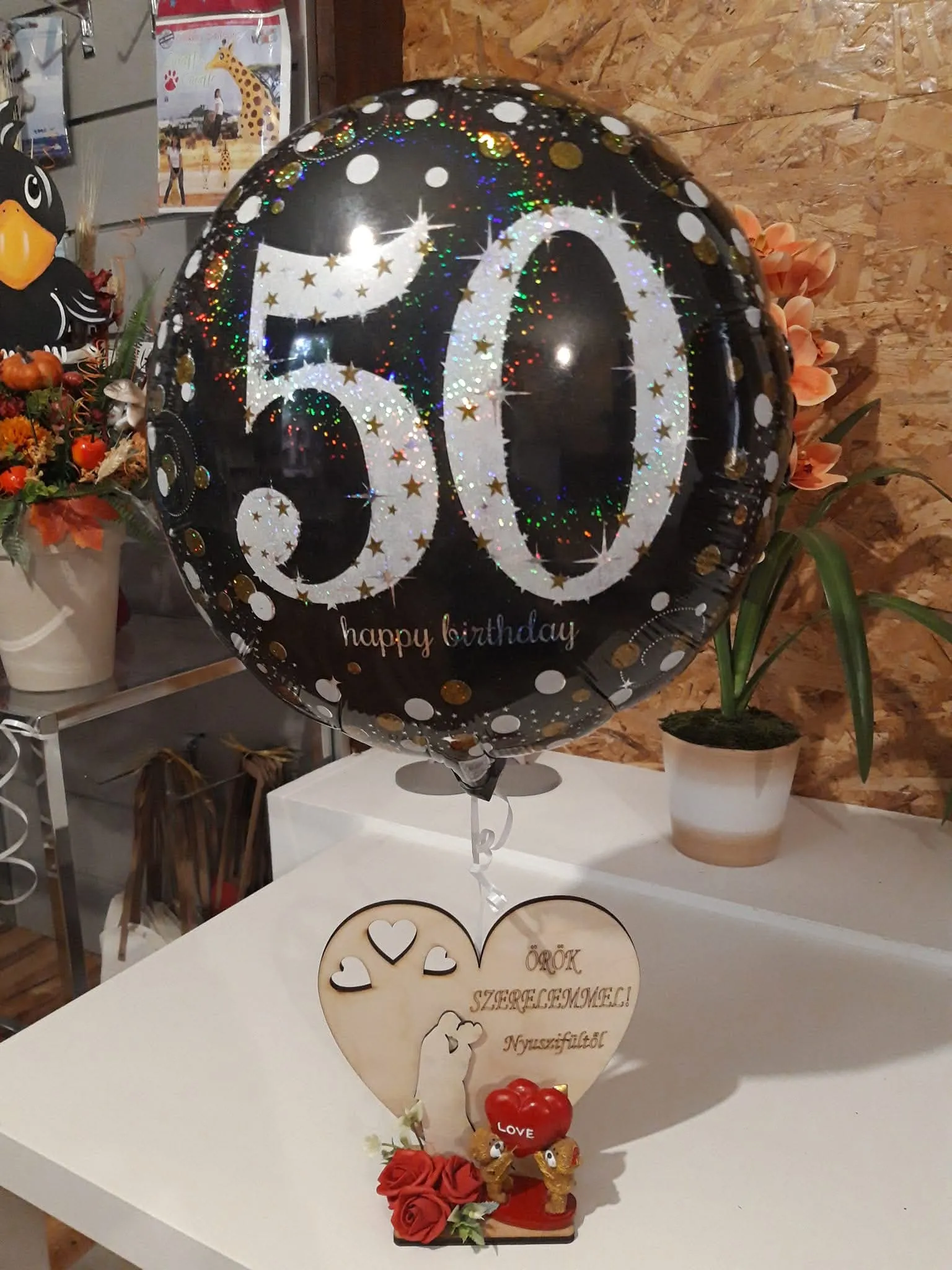 Lufi dekoráció születésnapra