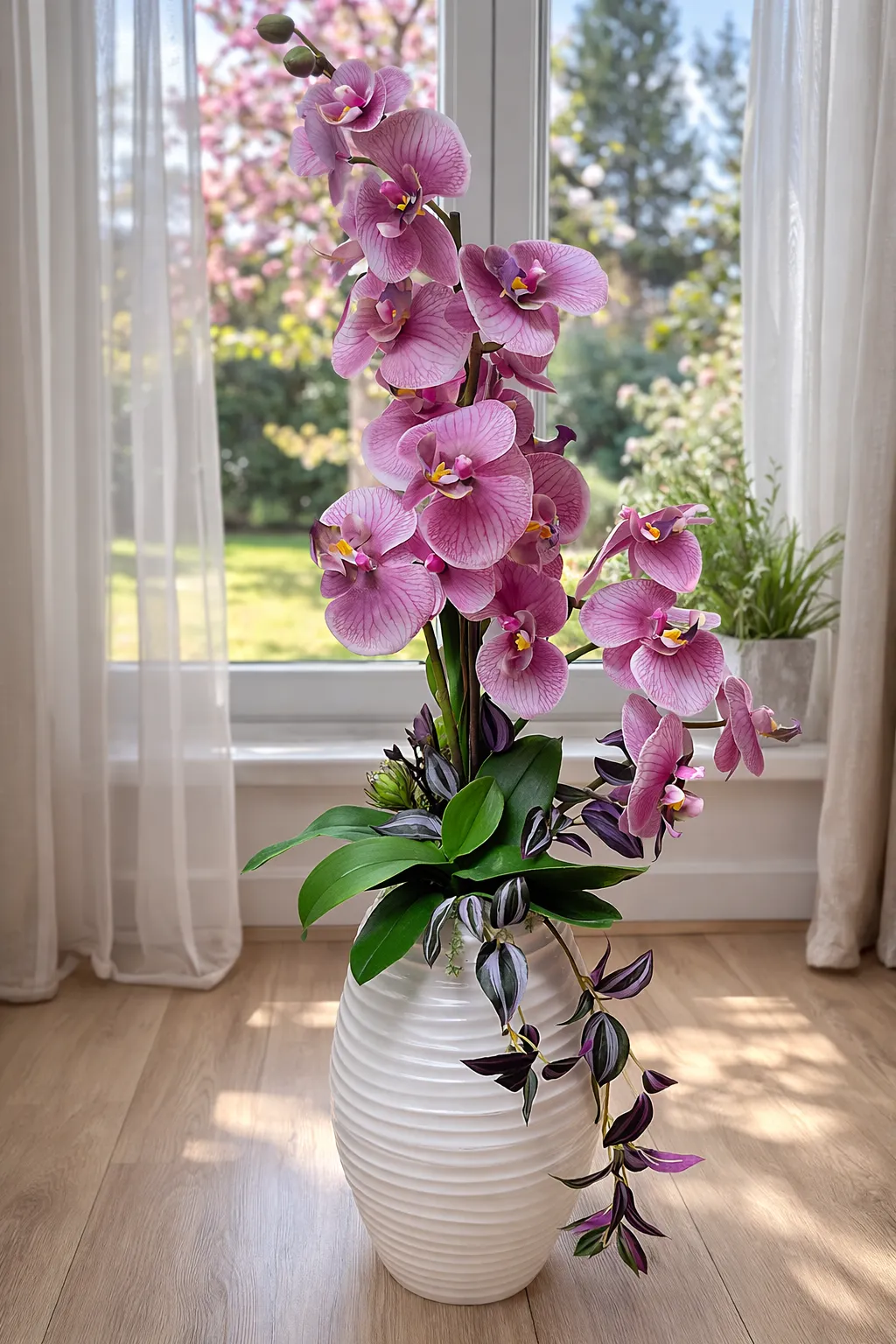 Orchidea virág dekoráció