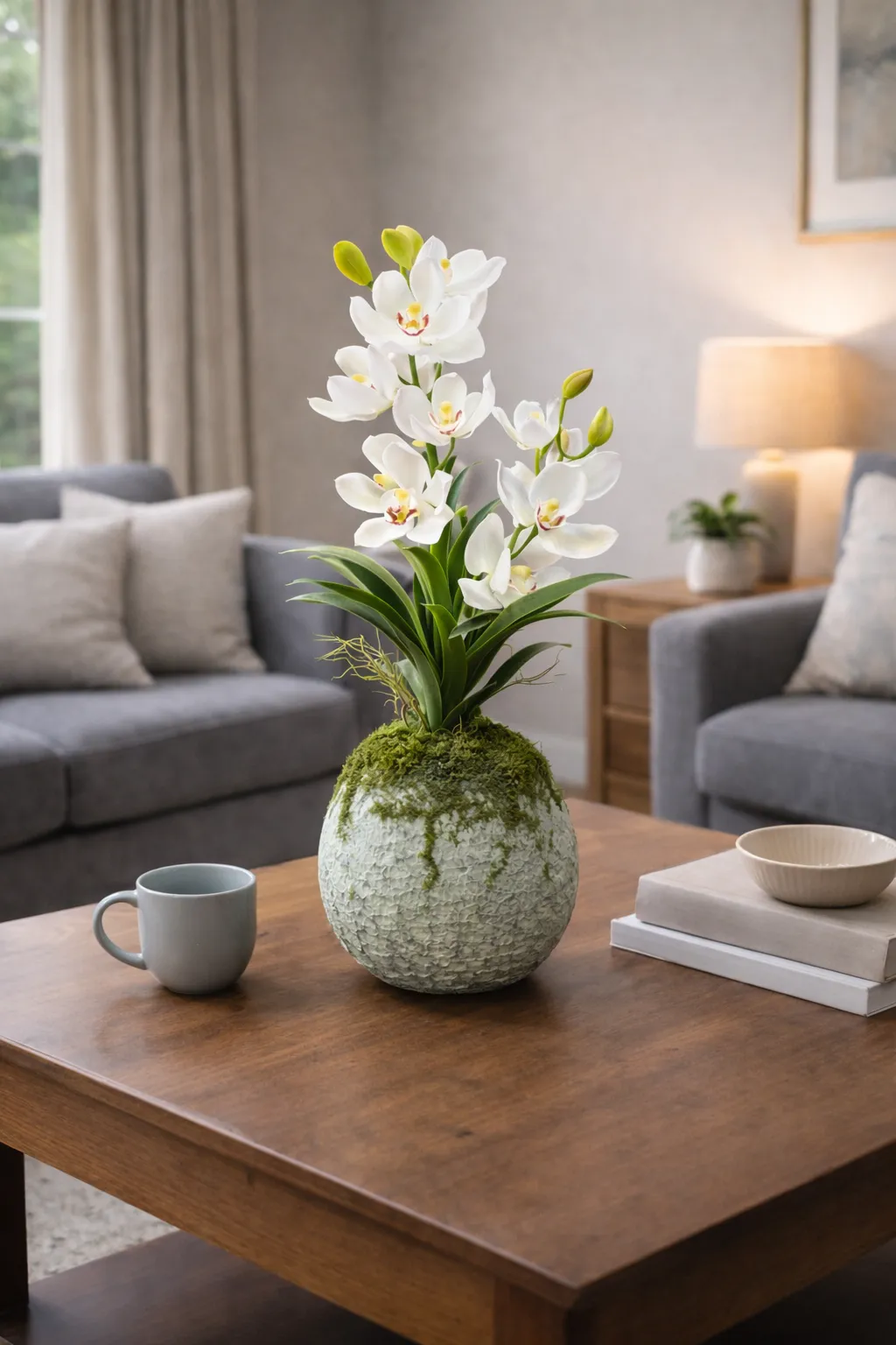 Elegáns orchidea dekoráció