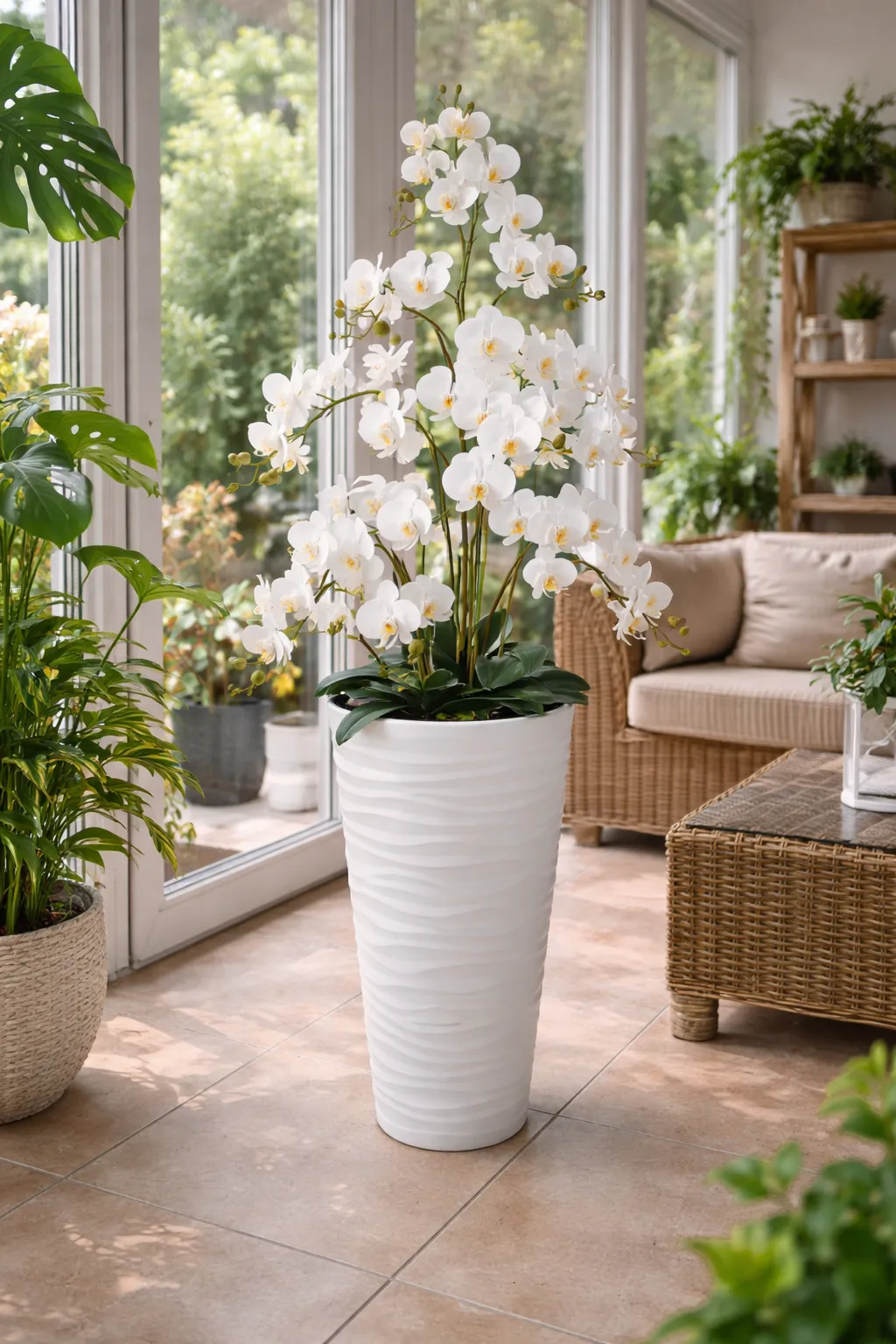 Dekoratív orchidea cserepes növény