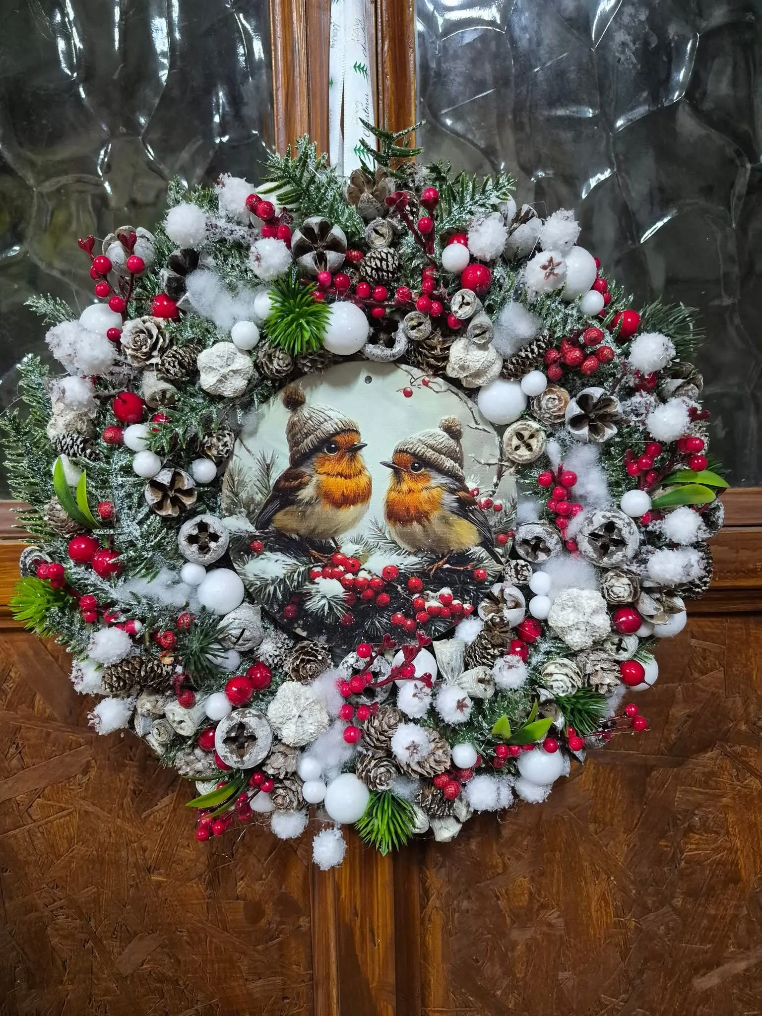 Meghitt téli virágkompozíció